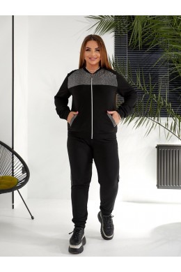 Костюм на змейке вставки люрек