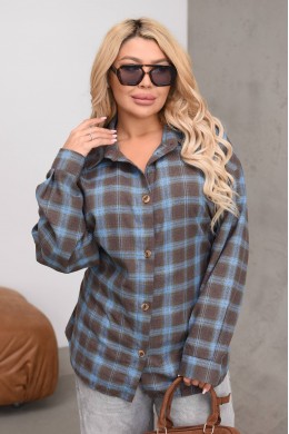 Рубашка клетка фланель с завяз