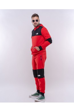 Мужской спортивный костюм красно-черн