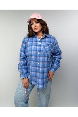 Рубашка клетка фланель