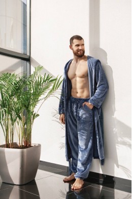Пижама двухсторонний плюш халат и шта